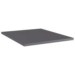 vidaXL Wandschappen 8 st 40x50x1,5 cm bewerkt hout hoogglans grijs