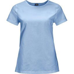 Jack Wolfskin Nata River Outdoorblouse Vrouwen - Ice Blue Stripes - Maat S