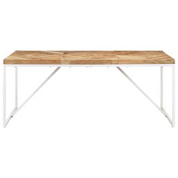 vidaXL Eettafel 180x90x76 cm massief acaciahout en mangohout