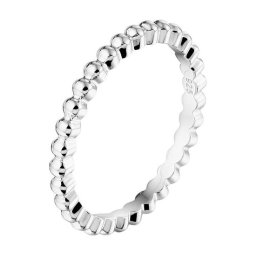 The Jewelry Collection - Aanschuifring - Zilver - Maat 17.75
