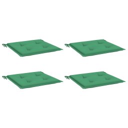 vidaXL Tuinstoelkussens 4 st 50x50x3 cm oxford stof groen