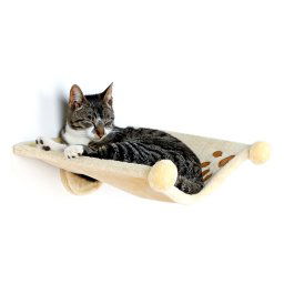 Trixie Kattenhangmat voor aan Muur L42 x B41 x H15 cm Pluche