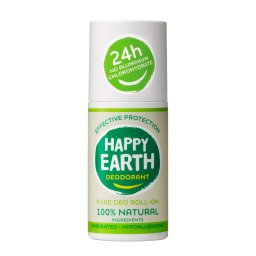 Happy Earth 100% Natural Deo Roll-On Unscented