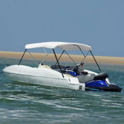 vidaXL Biminitop 3-boogs 183x180x137 cm wit