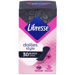 Libresse Dailies Style Inlegkruisjes Zwart