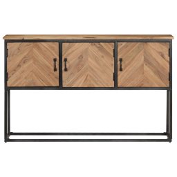 vidaXL Dressoir 120x30x75 cm massief acaciahout