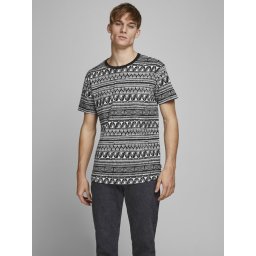 Jack & Jones - JPRMARSHALL BLA,TEE SS CREW NECK - S - White