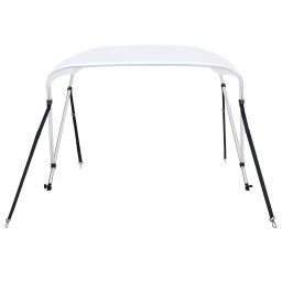 vidaXL Biminitop 2-boogs 180x130x110 cm wit