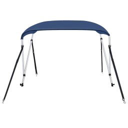 vidaXL Biminitop 2-boogs 150x120x110 cm marineblauw
