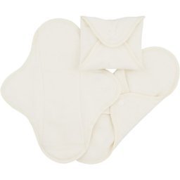 ImseVimse Full Cycle Kit - wasbaar maandverband en inlegkruisjes (Kleur: Wit)