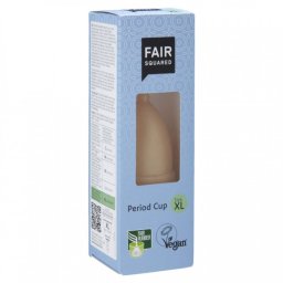 Fair Squared Menstruatiecup - 100% natuurlijk rubber (Maat: Size XL)