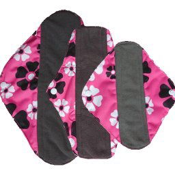 Alvababy wasbaar maandverband probeerset (bamboe) (Kleur: Roze)