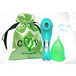 Menstrubatie pakket De Groene Cup (Maat: Model I (Small))