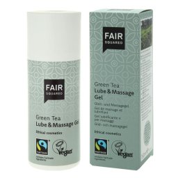 Fair Squared vegan glijmiddel - op basis van Groene Thee - dispenser