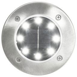 vidaXL Grondlampen 8 st solar LED wit