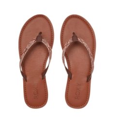 Roxy - 36 - Janel Dames Slippers - Chocolate