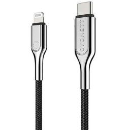 Cygnett Armoured Braided Lightning USB-C Kabel 1 Meter Zwart