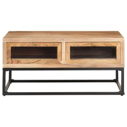 vidaXL Salontafel 90x60x40 cm massief acaciahout