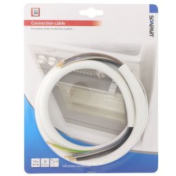 Scanpart oven aansluitkabel 5x2.50mm 1,5m Inbouw accessoire Wit