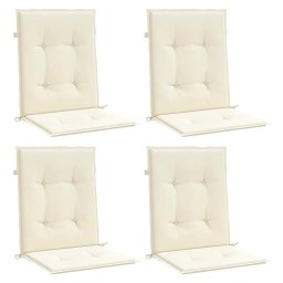 vidaXL Tuinstoelkussen lage rug 4 st 100x50x2 cm oxford stof antraciet