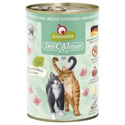 6x400g DeliCatessen Wild & Tonijn Granatapet Kattenvoer