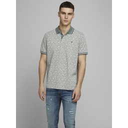 Jack & Jones - JPRBLUWIN POLO SS AOP - S - Dark Forest