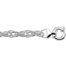 The Jewelry Collection Ketting 10 mm 45 cm - Zilver