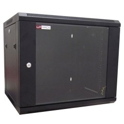 WP Rack WPN-RWB-06605-B Wandbehuizing Glasdeur 6U Zwart - 600x370x500mm (BxHxD)