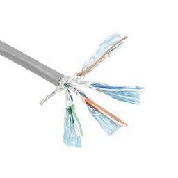 ACT FP600B CAT6 S/FTP PVC Patchkabel Soepel Grijs - 305 meter
