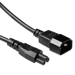 ACT AK5218 230V Stroomkabel C14/C5 Zwart - 50 cm