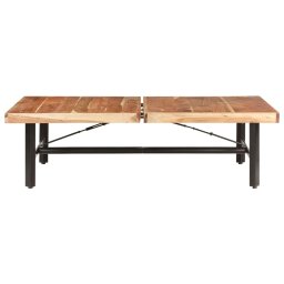 vidaXL Salontafel 142x90x42 cm massief acaciahout