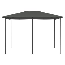vidaXL Prieel 160 g/m² 3x4x2,6 m antracietkleurig