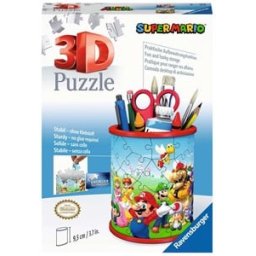 3D Puzzel - Pennenbak Super Mario (57 stukjes)