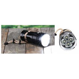 LED batterij handlamp incl. 4 batterijen