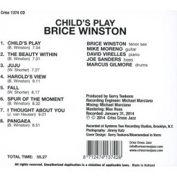 Brice Winston - Child's Play (CD)