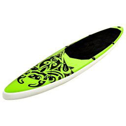 vidaXL Stand Up Paddleboardset opblaasbaar 305x76x15 cm groen