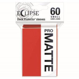 Sleeves Eclipse Matte Small - Rood (62x89 mm)