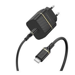 Otterbox USB-C 20 Watt Oplader + USB-C Kabel Zwart