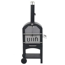 vidaXL Pizzaoven op houtskool met terracotta pizzasteen