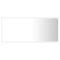 vidaXL Badkamerspiegel LED 90x8,5x37 cm acryl wit