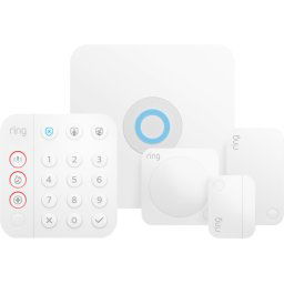 Ring Alarmsysteem met 1 magneetcontact en 1 bewegingssensor