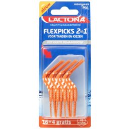 Lactona Flexpicks 2in1 M/L Tandenstokers