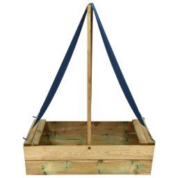 vidaXL Zandbak met dak 80x60x97,5 cm geïmpregneerd grenenhout