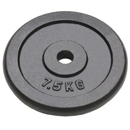 vidaXL Halterschijven 4 st 4x7,5 kg gietijzer