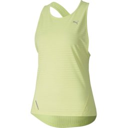 PUMA Last Lap Excite Summer Tank Dames - XS - Sportshirt - Sunny Lime