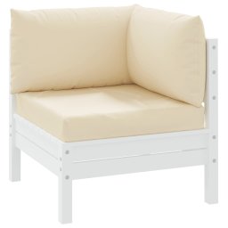 vidaXL Palletkussens 3 st oxford stof beige