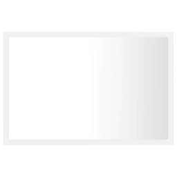 vidaXL Badkamerspiegel LED 60x8,5x37 cm acryl wit