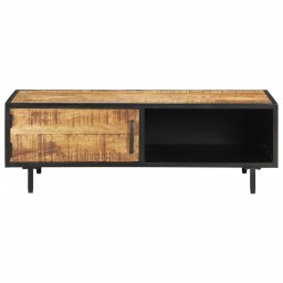 vidaXL Salontafel 105x50x35 cm ruw mangohout