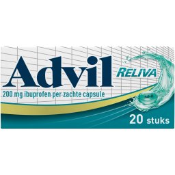 Advil Reliva Liquid Capsules 200 mg - voor pijn en koorts