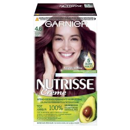 Garnier Nutrisse Crème Permanente Haarverf 4.6 Diep Rood Middenbruin
